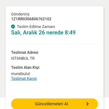HP Kargo Da 3 Seferdir Gelmeme Sorunu Yaşıyorum