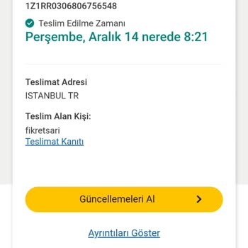 HP Kargo Da 3 Seferdir Gelmeme Sorunu Yaşıyorum