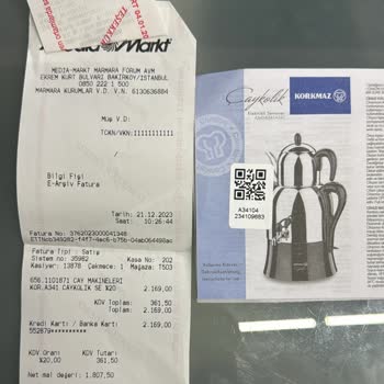 Korkmaz Çaykolik A341-04 Sıfır Alınan Çaycının Su Kaçırması