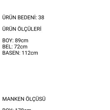 Armine Hatalı Beden Ölçüsü Ürün Gönderimi