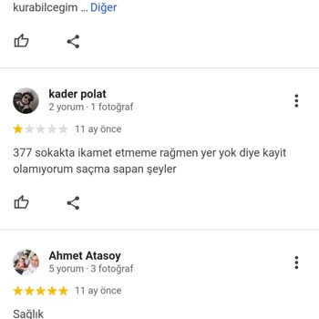Aile Sağlığı Merkezleri Esenyurt Sağlık Ocağı Şikayet