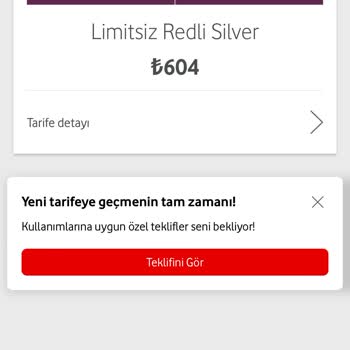 Vodafone Taahhüt Bitimiyle Fahiş Fiyat Artışı