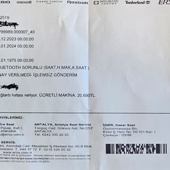 Casio Ersa Saat Ürüne Sahip Çıkmıyor