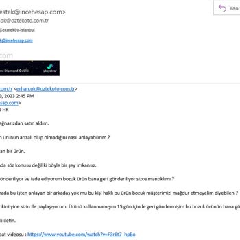İncehesap.com Bozuk Ürün Gönderimi 20 Gündür Çözüm Yok