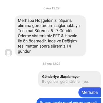 Ay Ahşap Ev Dekorasyon (Yildirim.sehpa) Ürünüm Gelmedi, Mağduriyet Yaşıyorum!