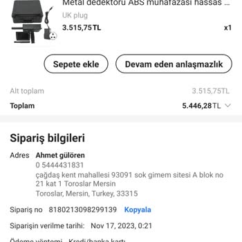 Aliexpress. Satın Alım