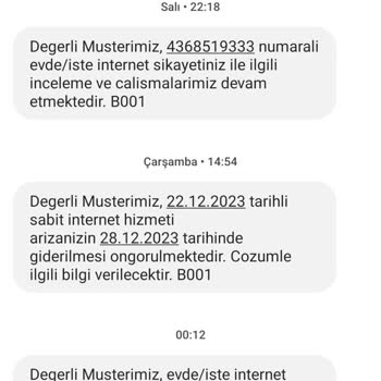Türk Telekom Müşteri Hizmetleri İlgisiz