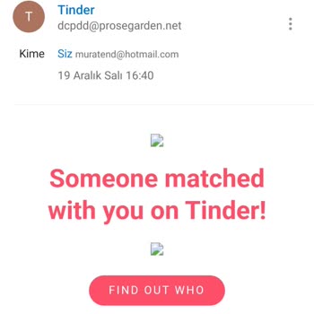Tinder Dan Gelen Mesaj