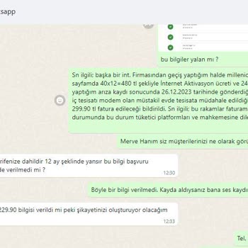 Millenicom' A Selam Verdik Borçlu Çıktık