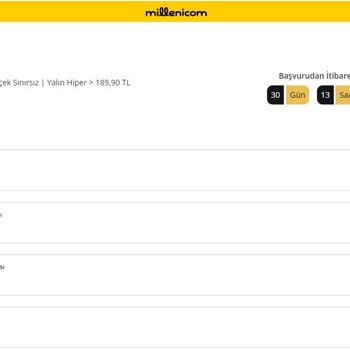 Millenicom' A Selam Verdik Borçlu Çıktık