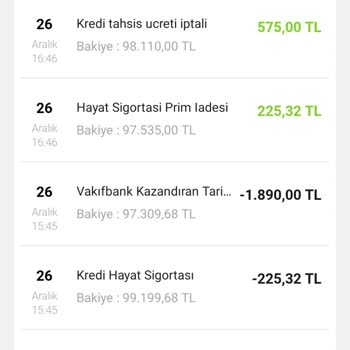 VakıfBank Kazandıran Tarifesi İptalli