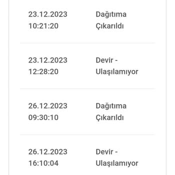 A101 Ve Bir Günde Kargo Firmasının Tutarsızlığı