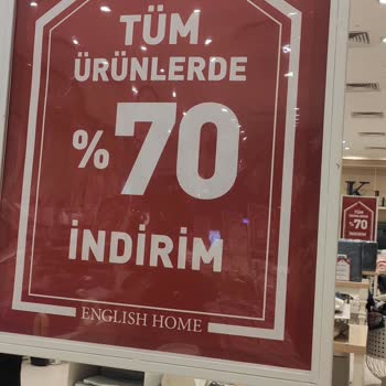 English Home Mağazasının Sözde İndirimi