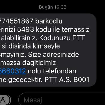 PTT Kargo Kargom Bana Ulaşmadı Tarafıma Teslim Edildi Gözüküyor