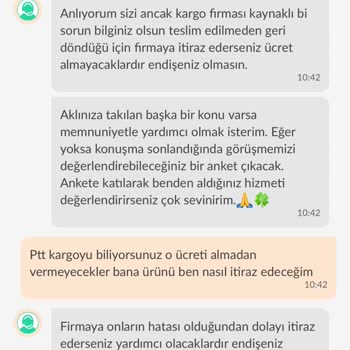 PTT Kargo Dolap Uygulaması İade Sorunu