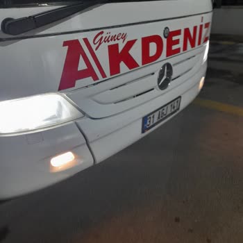 Güney Akdeniz Seyahat 16:15 Otobüs 18:10 Gelmesi