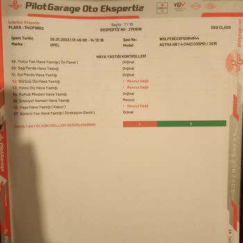 Pilot Garage Patlak Airbag'e Orijinal Yazdı.