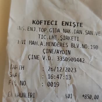 Köfteci Enişte Çine Aydın, Fiyat Aşırı Pahalı