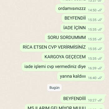 Baggy Butik İade Sürecinde Mağduriyet Yaşıyorum