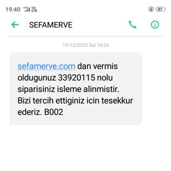 Sefamerve Müşteri Hizmetleri Geri Dönüş Sorunu