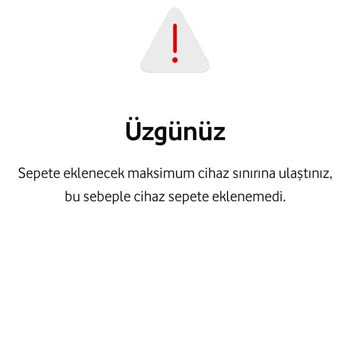 Vodafone Faturaya Ek Cihaz Aldırmama Sorunu