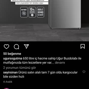 Uğur Soğutma Buzdolabı Teslimatı Ve Servis Hizmetinde Yaşanan Sorunlar