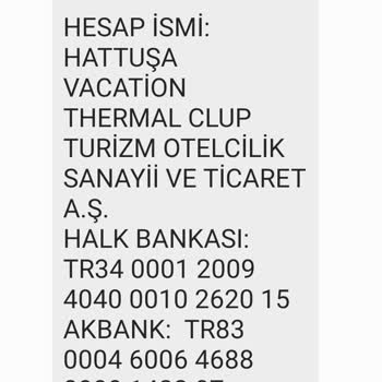 Hitit Ayas Termal Fazla Yıldat Talebi