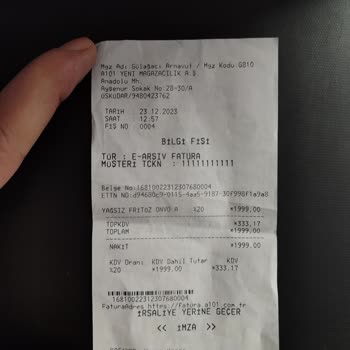 A101 Arızalı Ürün Satışı