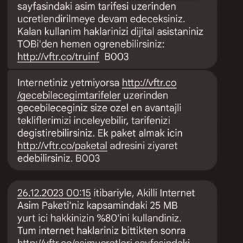 Vodafone'un Mükemmel Kalitesi