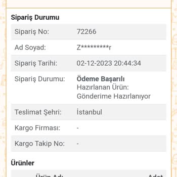 Nare Giyim Online Alışverişte Yaşanan Teslimat Sorunu