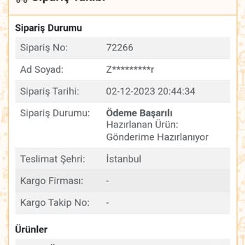Nare Giyim Online Alışverişte Yaşanan Teslimat Sorunu