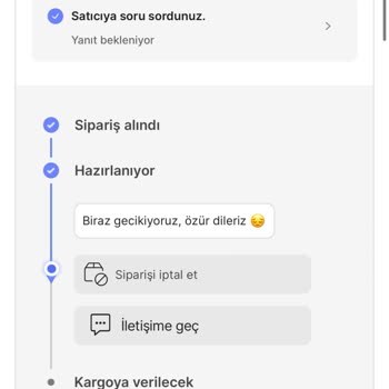 Hepsiburada Sandeo Kargo Firması Beklediğim Kargoyu Kafalarına Göre İade Etti