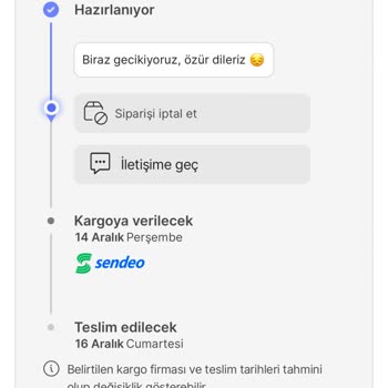 Hepsiburada Sandeo Kargo Firması Beklediğim Kargoyu Kafalarına Göre İade Etti