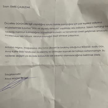 Avva Giyim Yeni Montta Dikiş Sökülmesi Ve Onarım Reddi