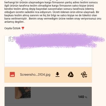 Gardrops Ürünüm Teslim Edilmedi, Mağduriyet Yaşıyorum!