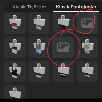 ROBLOX Silinmiş Giysilerin Robuxu Bana Gelmiyor