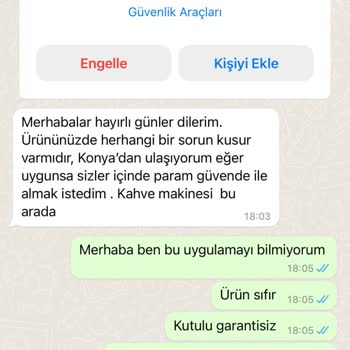 Sahibinden Kahve Makinesi Satışında Tatsız Tecrübe