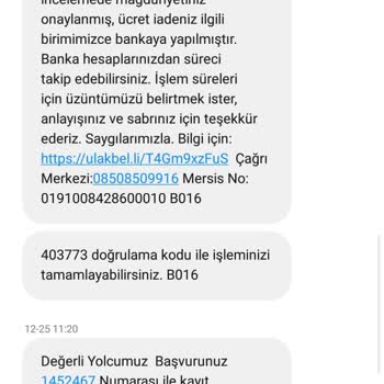 BURULAŞ Paramı 1 Aydır İade Etmiyor