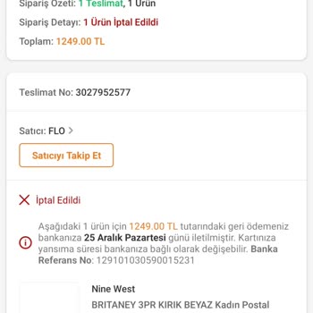 Trendyol Siparişimi Göndermek Yerine 1 Ay Sonra İptal Etti