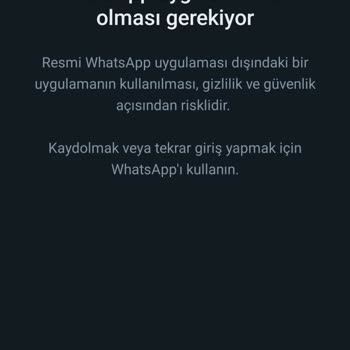 WhatsApp Tan Şikayetçiyim