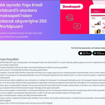 Yapı Kredi 250 Worldpuan Vermiyor