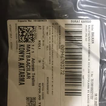 Salı Pazarı Danışmanlık Reklam Depolama Ve Kargo Hizmetleri Şikayet