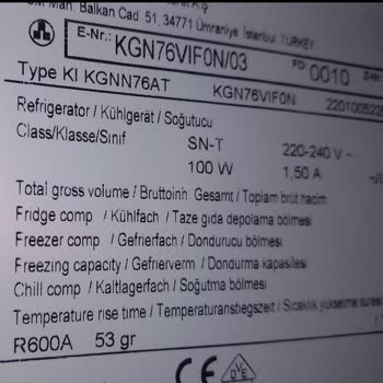 Bosch Alttan Donduruculu Buzdolabı Şikayeti