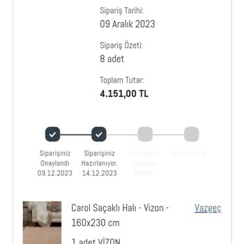 Madame Coco Siparişimi Neredeyse 1 Ayda Teslim Edemedi.