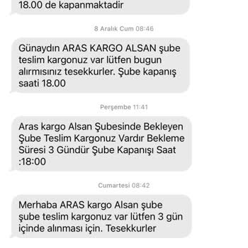 Aras Kargo Kargom Kapıma Teslim Edilmiyor