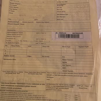 LG Buzdolabındaki Pas Gibi Lekelenmeler