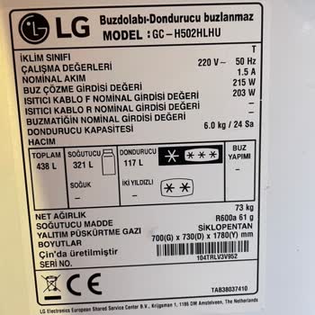 LG Buzdolabındaki Pas Gibi Lekelenmeler