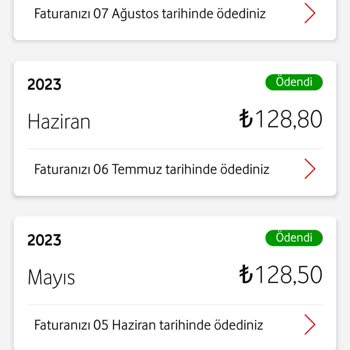 Vodafone Fatura Tutar Artışı, Faturaya Eklenen Servis Ücreti
