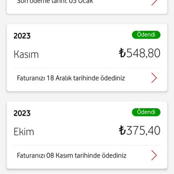 Vodafone Fatura Tutar Artışı, Faturaya Eklenen Servis Ücreti