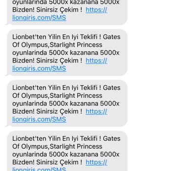 Vodafone +44 Ve +49lu Bahis Mesajları